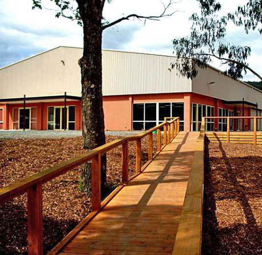 Image of the outside of the gym