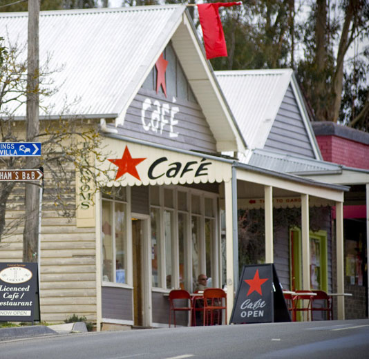 Image of quaint looking country cafes